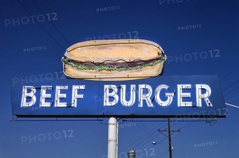 Beef Burger Sign