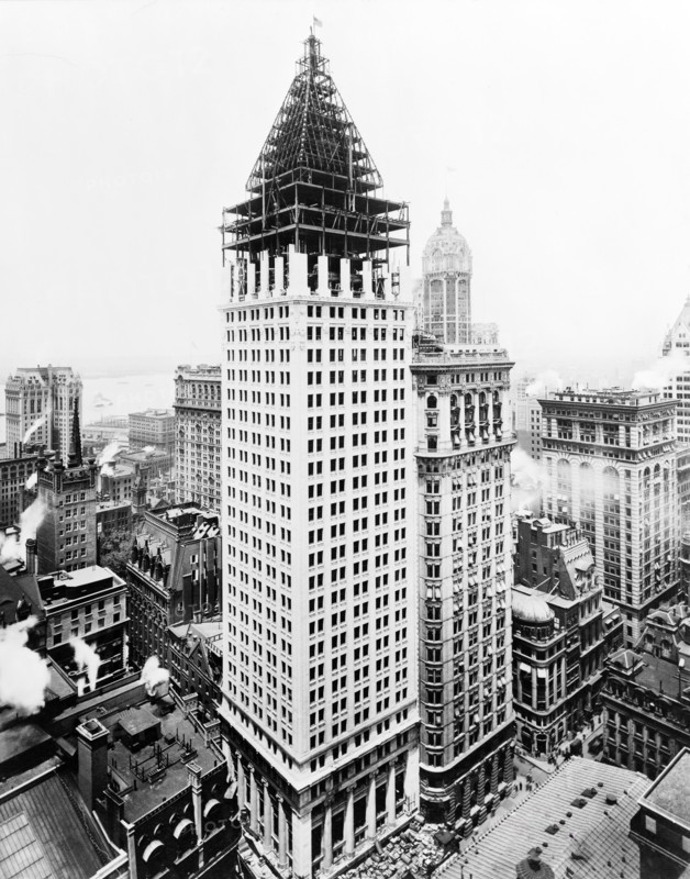 Bankers Trust Company Building under construction