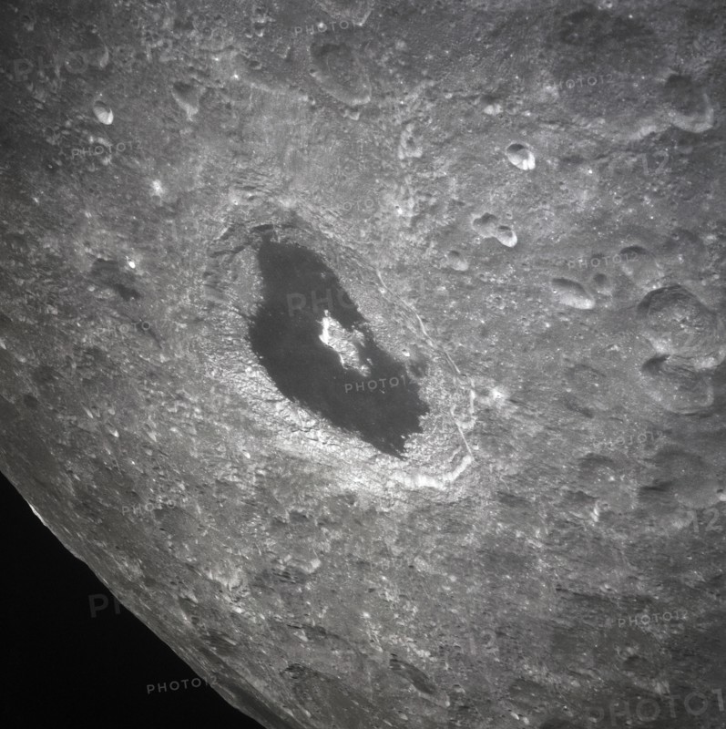 View of lunar farside showing crater Tsiolkovsky