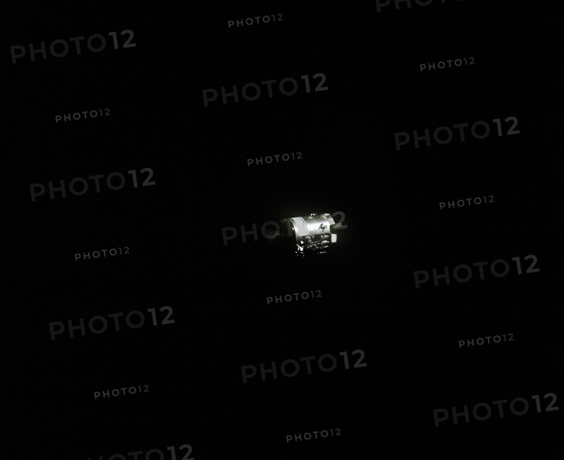 Severely damaged Apollo 13 Service Module photographed from Lunar Module/Command Module  following Service Module jettisoning