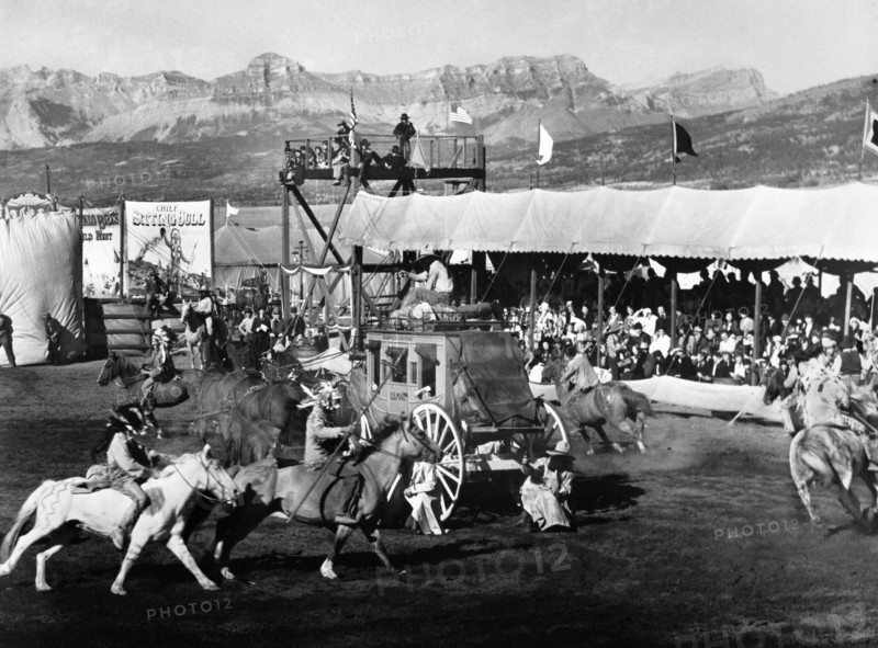 Buffalo Bill's Wild West Show, on-set of the film, "Buffalo Bill and the Indians, or Sitting Bull's History Lesson", United Artists, 1976