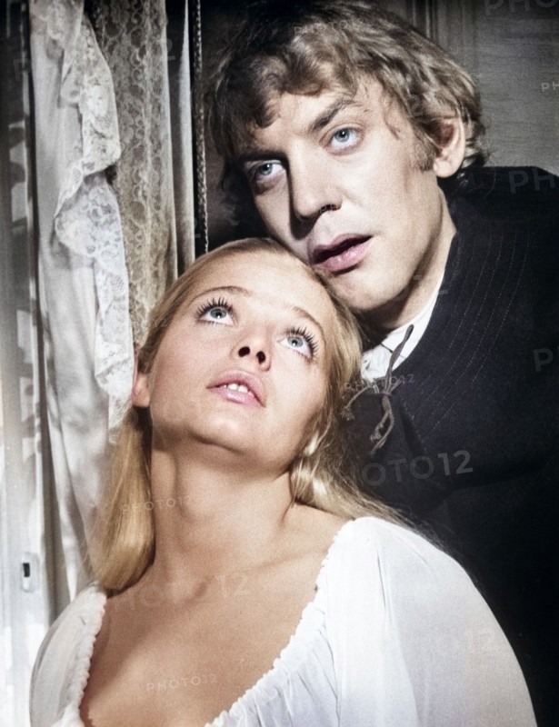 Ewa Aulin, Donald Sutherland, on-set of the film, "Start The Revolution Without Me", Warner Bros., 1970
