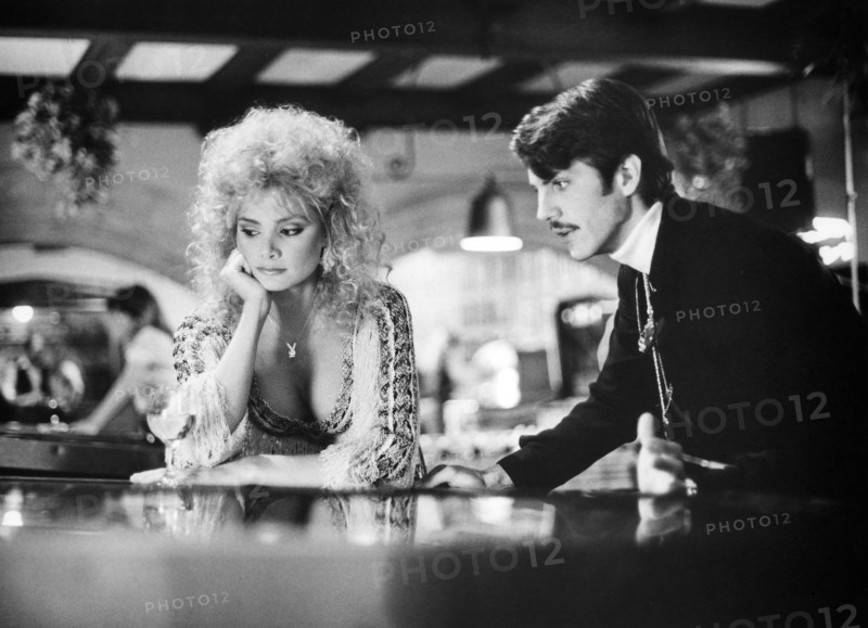 Tina Willson, Eric Roberts, on-set of the film, "Star 80", Warner Bros., 1983