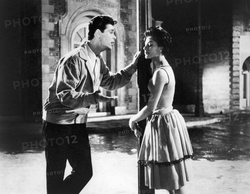 Cliff Richard, Carole Gray, on-set of the British film, "The Young Ones", U.S. title: "Wonderful To Be Young", Warner-Pathe, Paramount Pictures, 1961