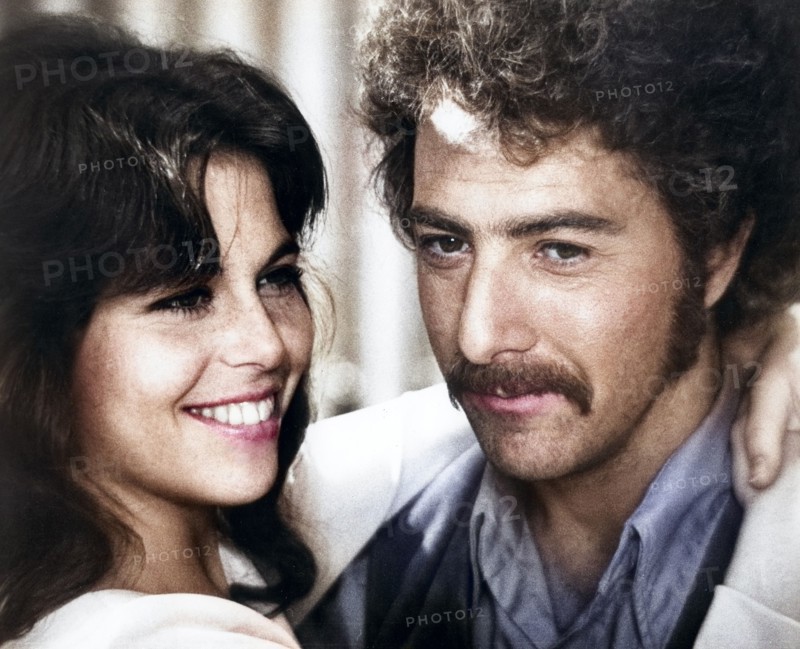 Amy Levitt, Dustin Hoffman, on-set of the film, "Who Is Harry Kellerman And Why Is He Saying Those Terrible Things about Me?", National General Pictures, 1971