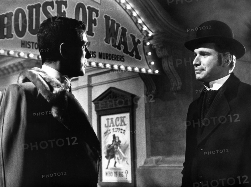 Cesare Danova, Wayne Rogers, on-set of the film, "Chamber Of Horrors", Warner Bros., 1966