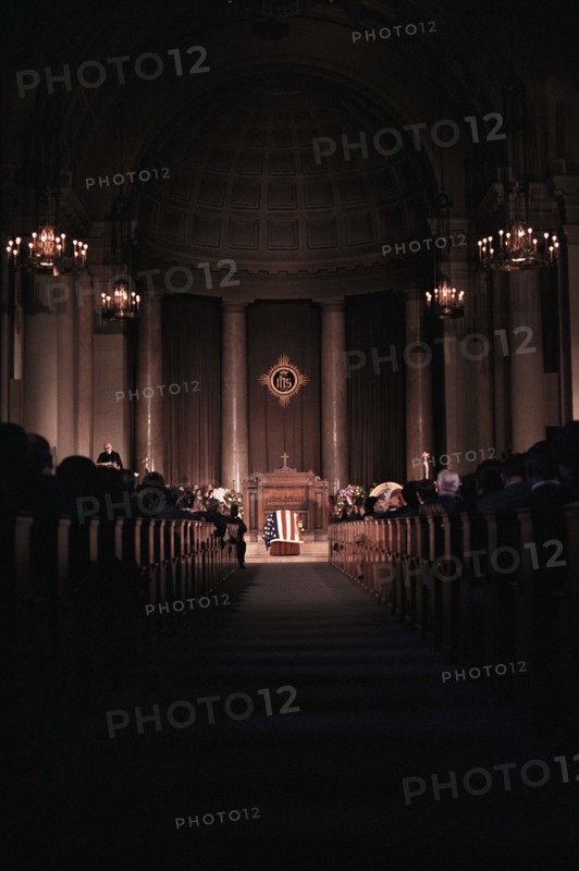 Memorial Service for former U.S. President Lyndon Johnson, National City Christian Church, Washington, D.C., Frank Wolfe, January 25, 1973