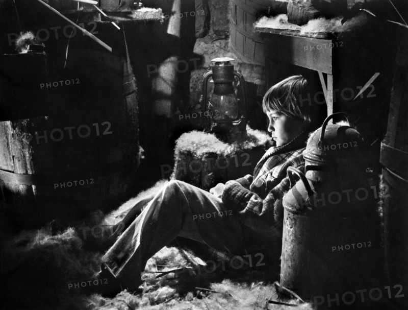 Chris Udvarnoky, on-set of the film, "The Other", 20th Century-Fox, 1972