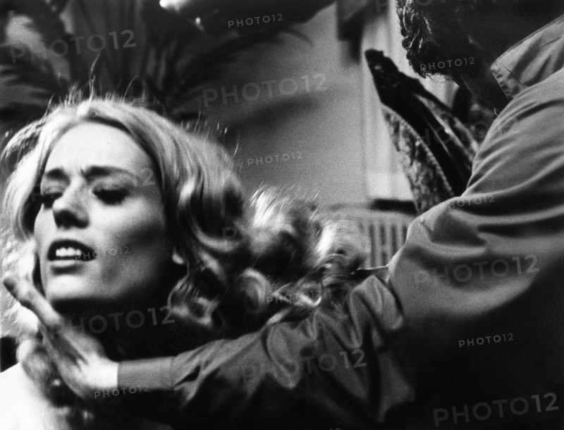 Rosella Olsen, on-set of the film, "Poor Albert And Little Annie", aka "I Dismember Mama", Valiant Pictures, 1972