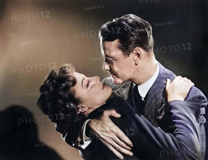 Laraine Day, Lew Ayres, on-set of the film, "Fingers At The Window", MGM, 1942