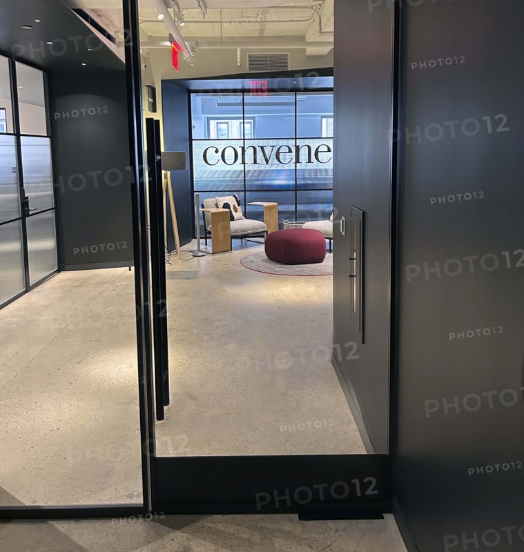 Convene, premium office and event space, interior office view, 530 Fifth Avenue, New York City, New York, USA