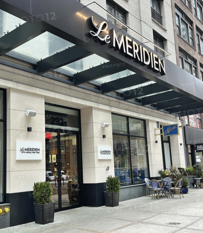 La Meridien Hotel, building exterior, Fifth Avenue, New York City, New York, USA