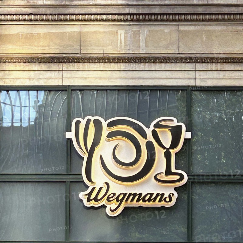 Wegmans Food Market, company logo, building exterior, New York City, New York, USA