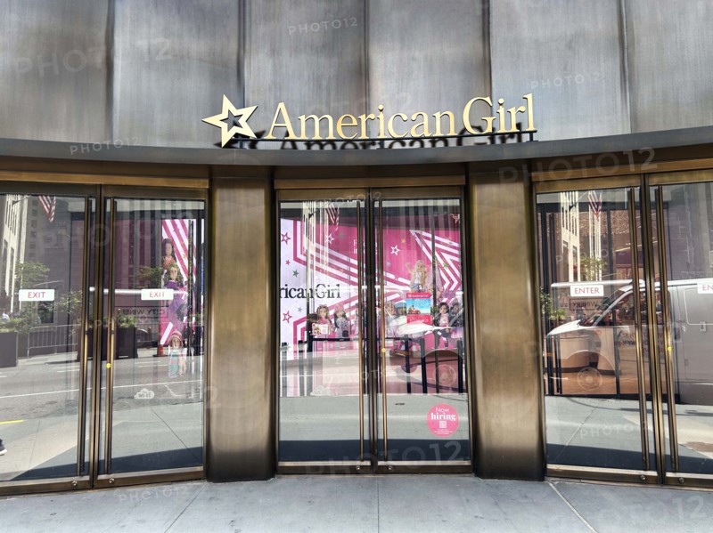 American Girl store, exterior building view, Rockefeller Center, New York City, New York, USA