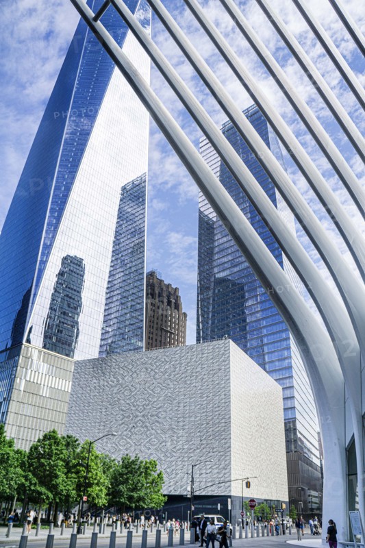 Perelman Performing Arts Center, World Trade Center, Oculus Transportation Hub, Financial District, New York City, New York, USA