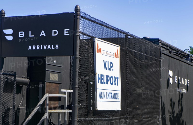 Blade Aviation, VIP heliport arrivals, New York City, New York, USA