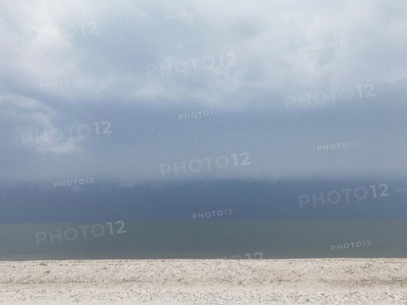 Stormy beach