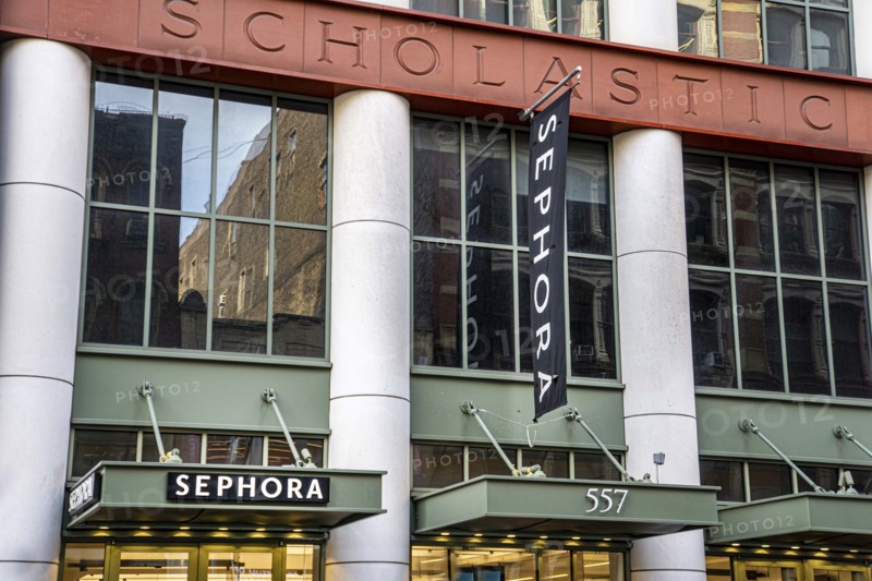 Sephora store, building exterior, New York City, New York, USA
