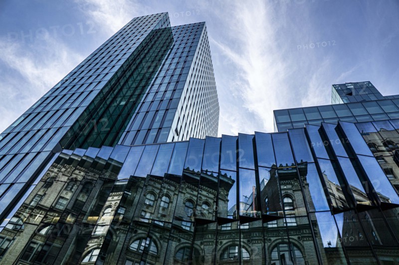 John A. Paulson Center, New York University, low angle view, New York City, New York, USA