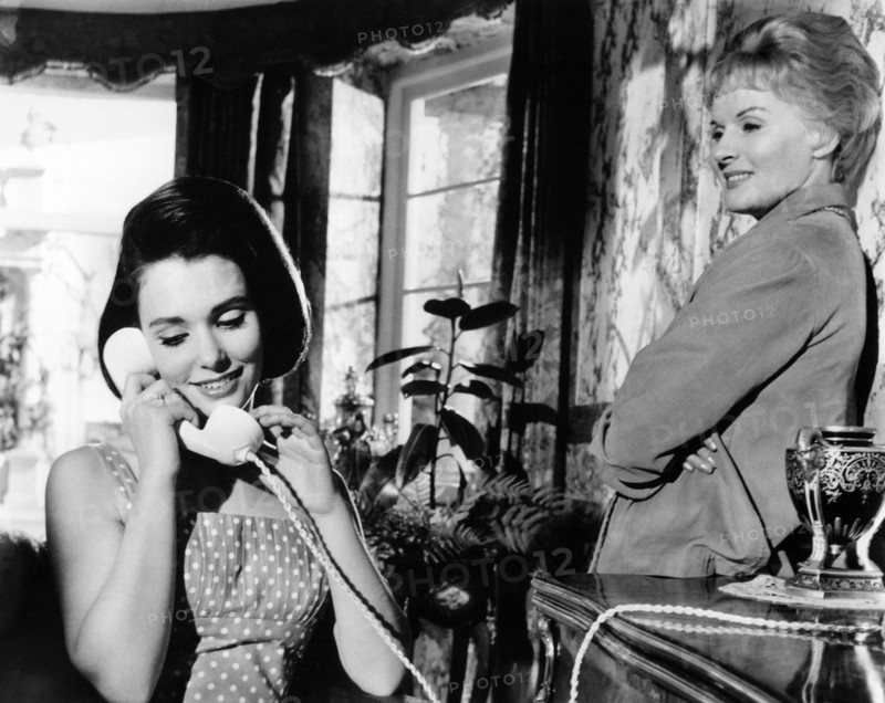 Susan Strasberg, Ann Todd, on-set of the British film, "Taste Of Fear", U.S. title: "Scream Of Fear", Columbia Pictures, 1961