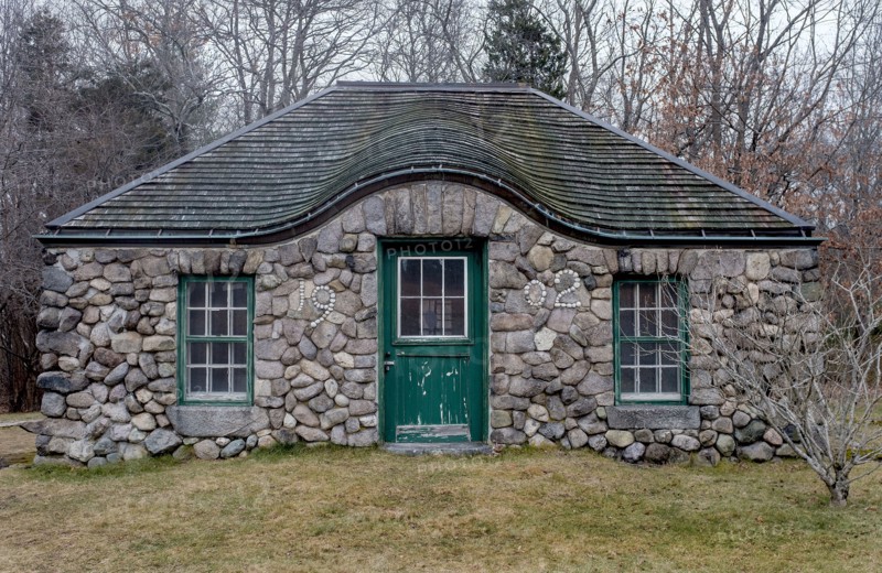 Old stone house, exterior view