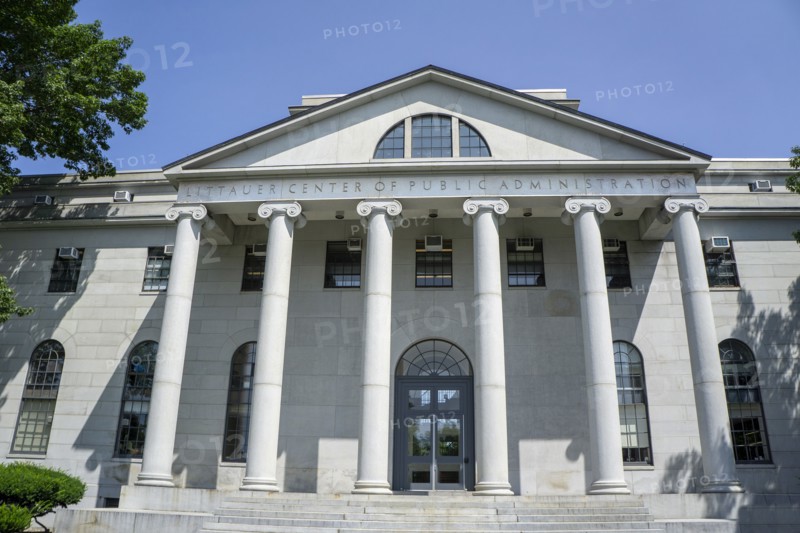 Littauer Center, Graduate School of Public Administration, building exterior, Harvard University, Cambridge, Massachusetts, USA