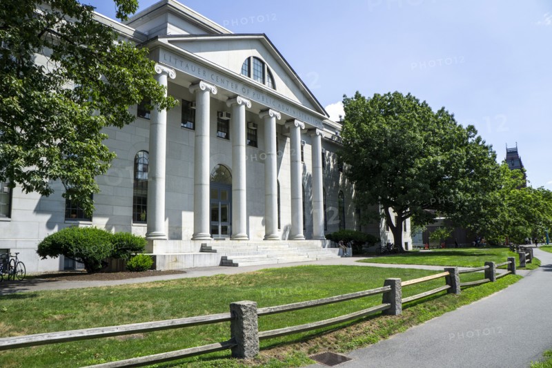 Littauer Center, Graduate School of Public Administration, building exterior, Harvard University, Cambridge, Massachusetts, USA
