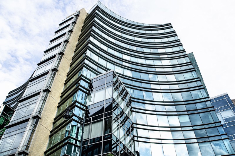 Takeda Pharmaceutical Company, low angle view of building exterior Cambridge, Massachusetts, USA