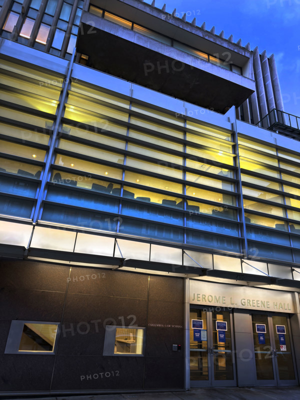 Jerome L. Greene Hall, Columbia University Law School, building exterior, New York City, New York, USA