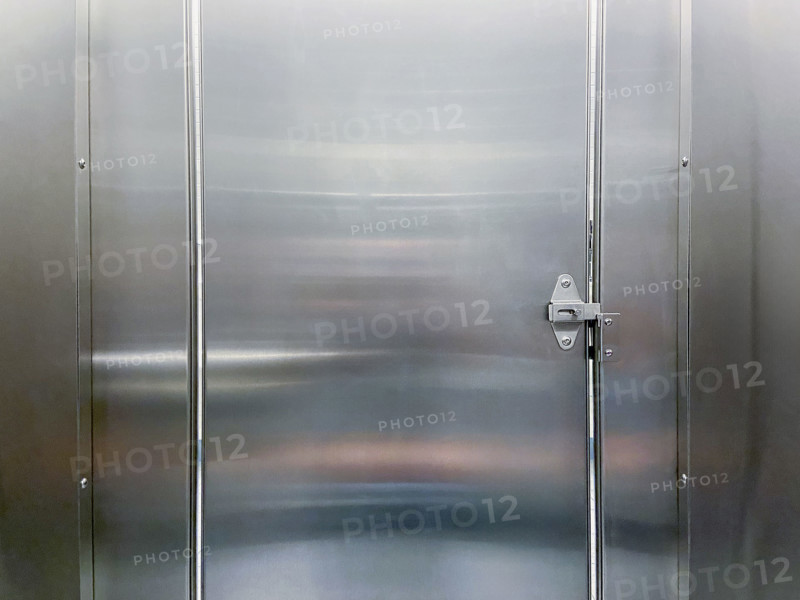 Stainless steel bathroom stall door