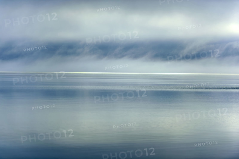 Scenic waterscape with dramatic clouds and sky, East Grand Traverse Bay, Traverse City, Michigan, USA