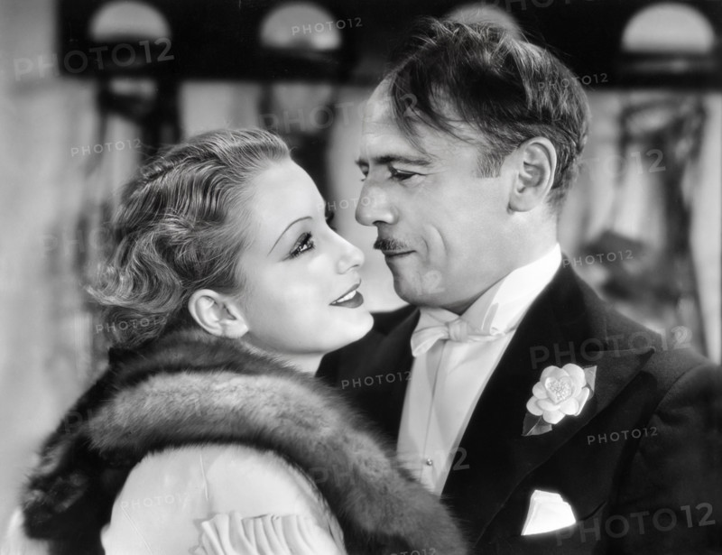 Sari Maritza, Roland Young, on-set of the film, "A Lady's Profession", Paramount Pictures, 1933