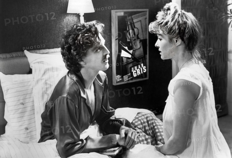 John Glover, Kate Capshaw, on-set of the film, "A Little Sex", Universal Pictures, 1982
