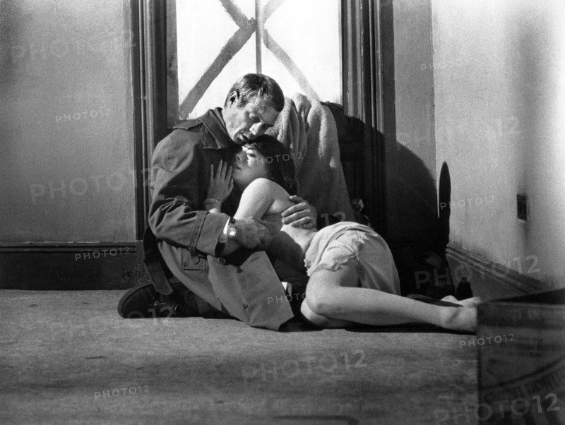 Steve McQueen, Natalie Wood, on-set of the film, "Love With The Proper Stranger", Paramount Pictures, 1963