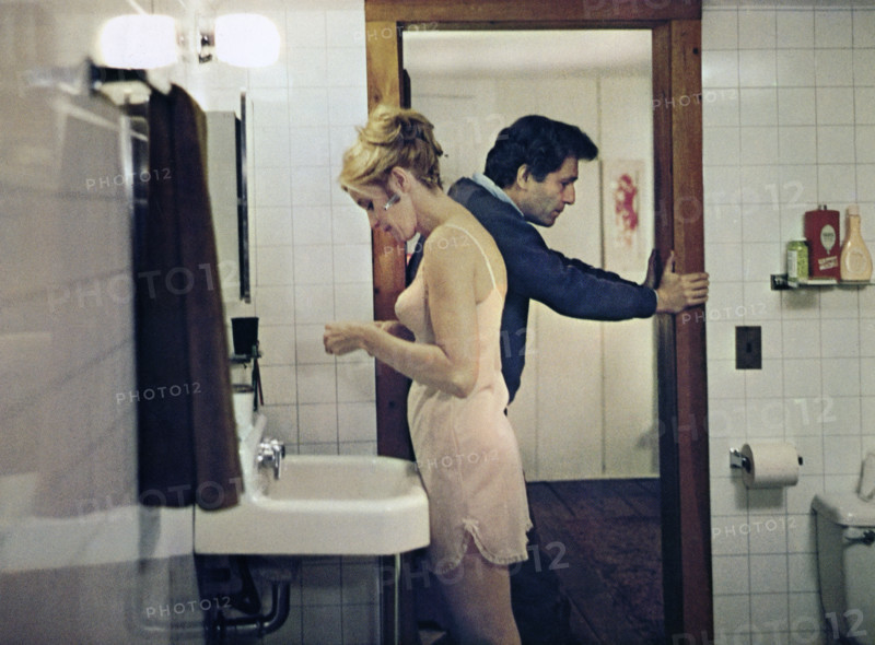 Eva Marie Saint, George Segal, on-set of the film, "Loving", Columbia Pictures, 1970