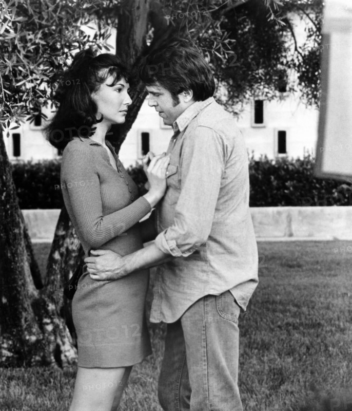 Mary Steenburgen, Paul Le Mat, on-set of the film, "Melvin and Howard", Universal Pictures, 1980
