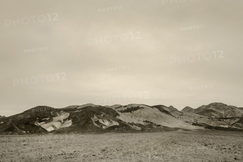Varying texture detail in foothills at dusk, Death Valley National Park, California, USA