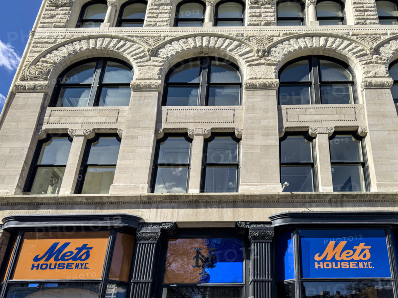 Mets House NYC, pop-up store and activities space, building exterior, New York City, New York, USA