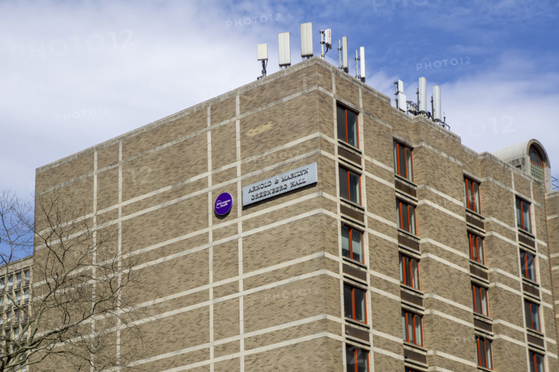NYU Langone Arnold & Marilyn Greenberg Hall, building exterior, 545 First Avenue, New York City, New York, USA