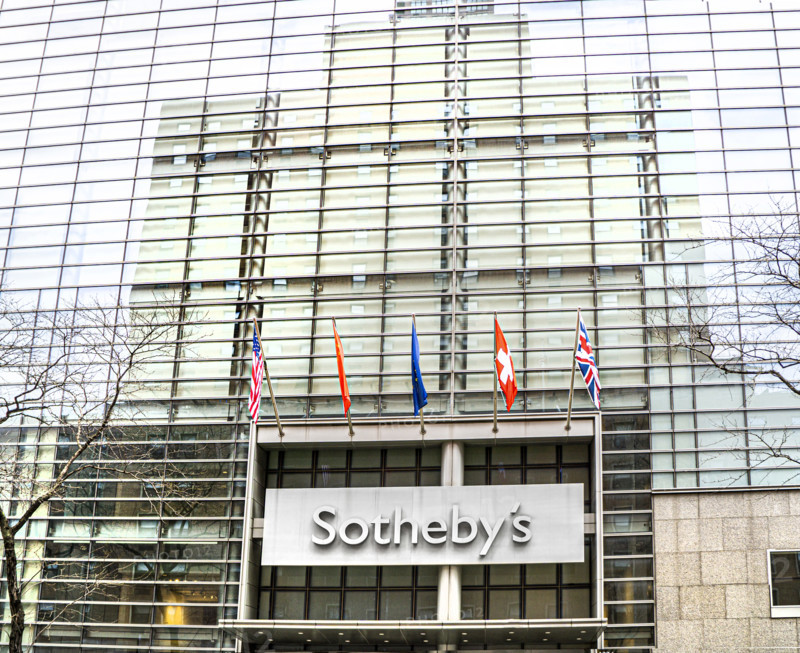 Sotheby's, building exterior, 1334 York Avenue, New York City, New York, USA