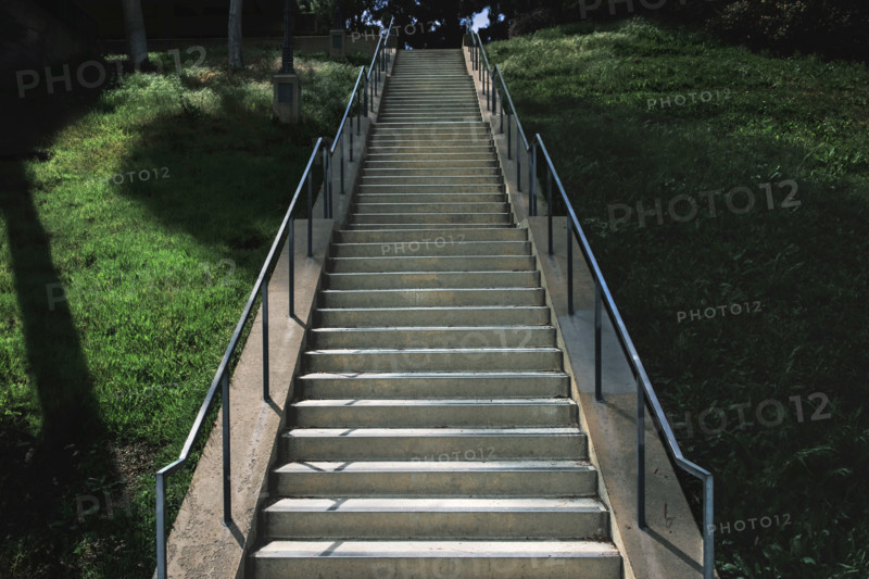 Low angle view of outdoor staircase