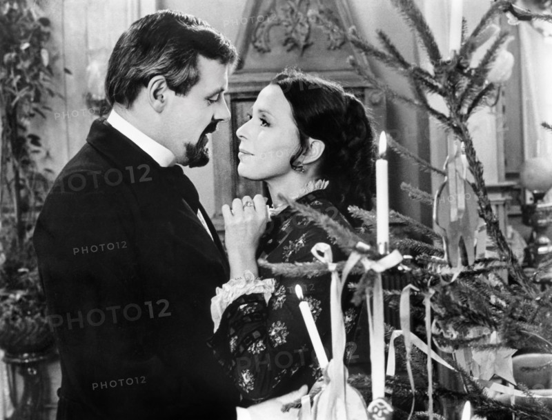 Anthony Hopkins, Clair Bloom, on-set of the film, "A Doll's House", directed by Patrick Garland, Anglo-EMI Film Distributors, Paramount Pictures, 1973