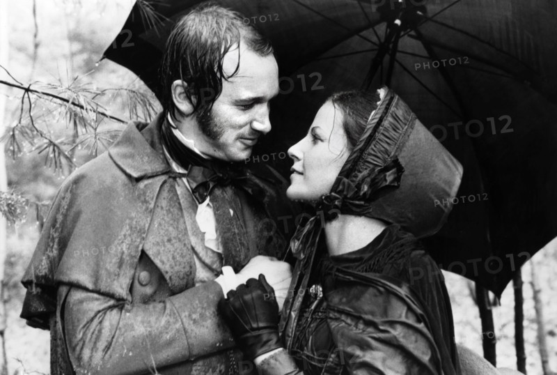 Tim Woodward, Lisa Eichhorn, on-set of the film, "The Europeans", Enterprise Pictures (UK), Levitt-Pickman (US), 1979