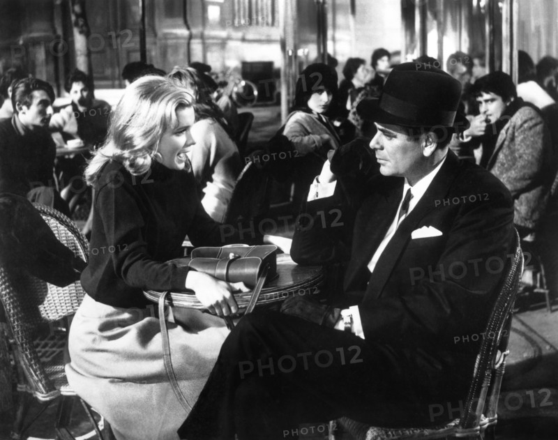 Yvette Mimieux, Glenn Ford, on-set of the film, "The Four Horsemen Of The Apocalypse", MGM, 1962