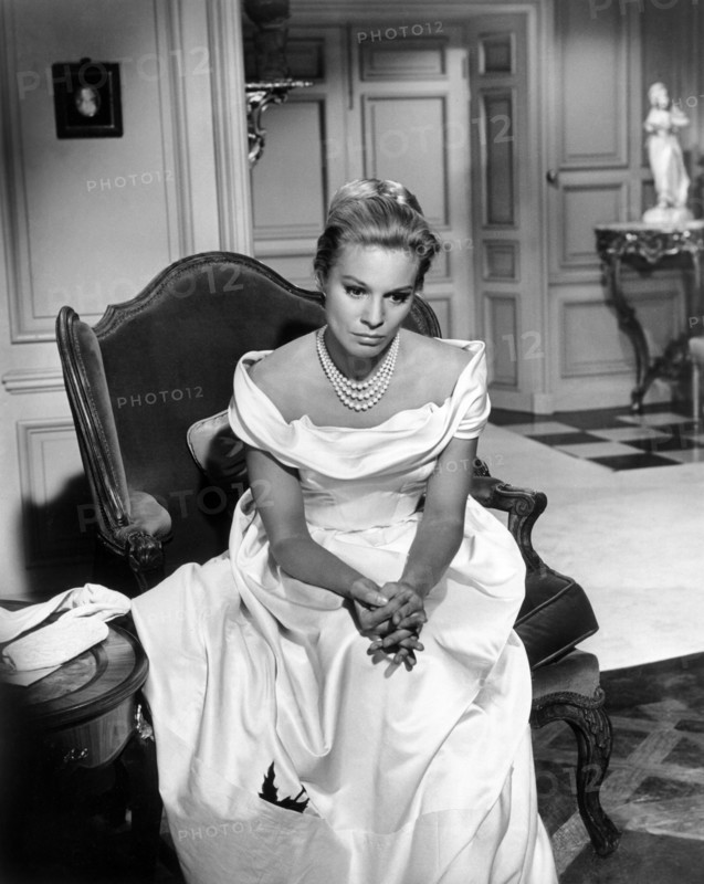 Ingrid Thulin, on-set of the film, "The Four Horsemen Of The Apocalypse", MGM, 1962