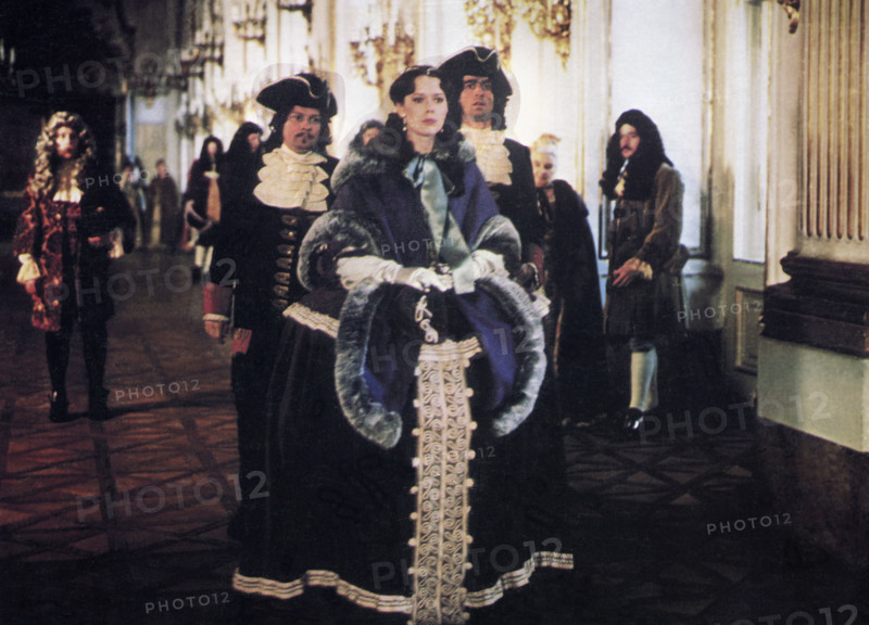 Sylvia Kristel, on-set of the film, "The Fifth Musketeer", Columbia Pictures, 1979