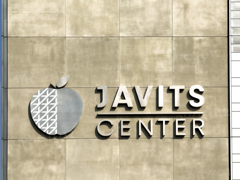 Javits Center, rear building exterior detail, 12th Avenue, New York City