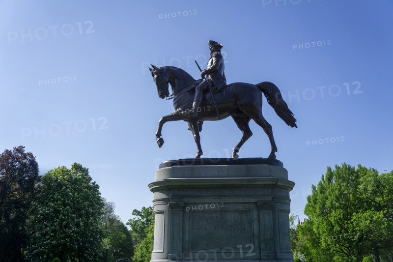 Equestrian statue of George Washington, Boston Public Garden, Boston