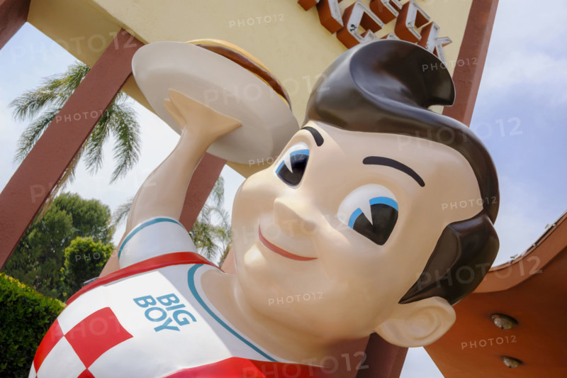 Bob's Big Boy statue and restaurant, Burbank