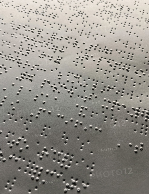 Sheet of Unified English Braille